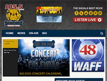 Tablet Screenshot of bigdog1055.com